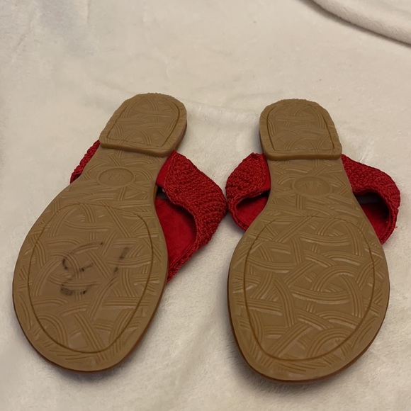 The Sak ✨ Red Boho Crotchet Sandals, 6, NWOT - Picture 7 of 8